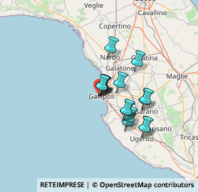 Mappa Via Carlo Buccarella, 73014 Gallipoli LE, Italia (10.706)