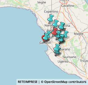 Mappa Via Carlo Buccarella, 73014 Gallipoli LE, Italia (10.577)