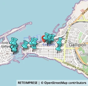 Mappa Via Carlo Buccarella, 73014 Gallipoli LE, Italia (0.478)