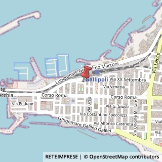 Mappa Via Pepe, 2, 73014 Gallipoli, Lecce (Puglia)