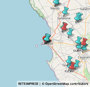 Mappa Via Carlo Buccarella, 73014 Gallipoli LE, Italia (10.152)