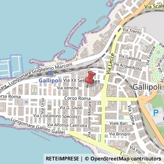 Mappa Via San Lazzaro, 17, 73014 Gallipoli, Lecce (Puglia)