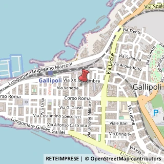 Mappa Via L. Andronico, n°30, 73014 Gallipoli, Lecce (Puglia)