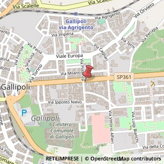 Mappa Corso Italia, 78, 73014 Gallipoli, Lecce (Puglia)