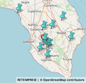 Mappa SP361 km 16, 73052 Parabita LE, Italia (11.98909)