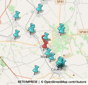 Mappa SP361 km 16, 73052 Parabita LE, Italia (4.847)