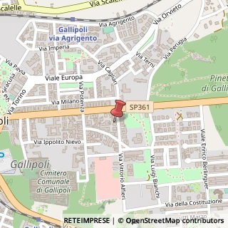 Mappa Via Vittorio Alfieri, 67, 73014 Gallipoli, Lecce (Puglia)