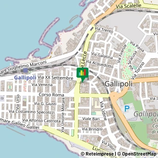 Mappa Via Lecce, 4, 73014 Gallipoli, Lecce (Puglia)