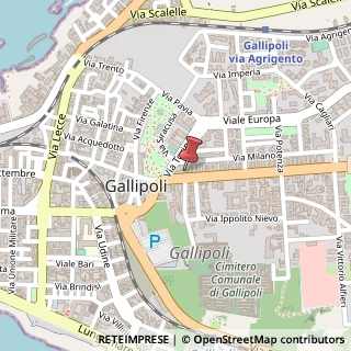 Mappa Corso Italia, 5, 73014 Gallipoli, Lecce (Puglia)