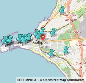 Mappa Via Torino, 73014 Gallipoli LE, Italia (1.113)