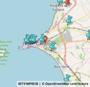 Mappa Via Torino, 73014 Gallipoli LE, Italia (2.45615)