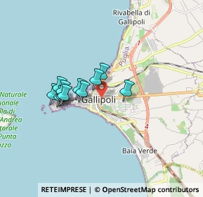 Mappa Via Torino, 73014 Gallipoli LE, Italia (1.37727)