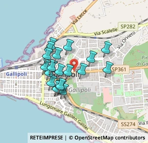 Mappa Via Torino, 73014 Gallipoli LE, Italia (0.371)