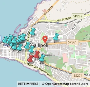 Mappa Via Torino, 73014 Gallipoli LE, Italia (0.63556)