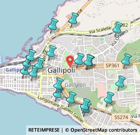 Mappa Via Torino, 73014 Gallipoli LE, Italia (0.5845)