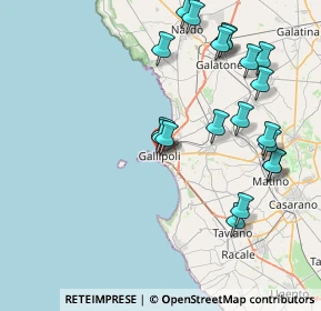 Mappa Via Torino, 73014 Gallipoli LE, Italia (9.4815)