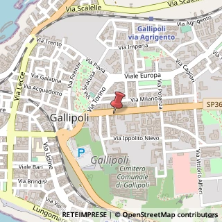 Mappa Corso Italia, 36, 73014 Gallipoli, Lecce (Puglia)