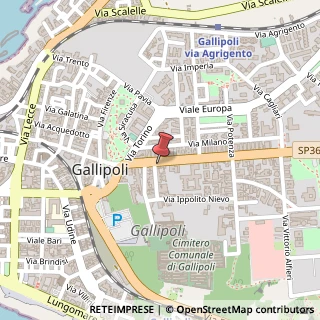 Mappa Corso Italia, 15, 73014 Gallipoli, Lecce (Puglia)