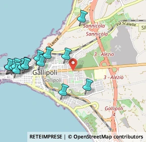 Mappa Via Sebastiano Natali, 73014 Gallipoli LE, Italia (1.31133)