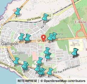 Mappa Via Sebastiano Natali, 73014 Gallipoli LE, Italia (0.658)