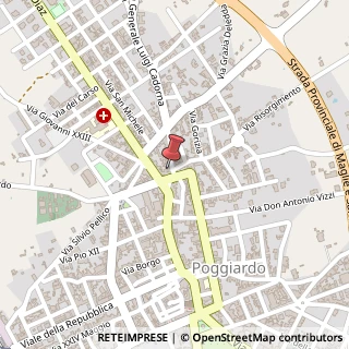 Mappa Via Gen. Luigi - Cadorna, 3, 73037 Poggiardo, Lecce (Puglia)