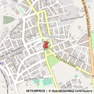 Mappa Piazza Giuseppe Episcopo, 19, 73037 Poggiardo, Lecce (Puglia)