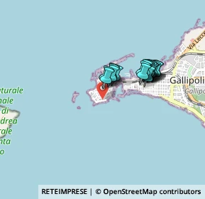 Mappa Riviera A. Diaz, 73014 Gallipoli LE, Italia (0.749)