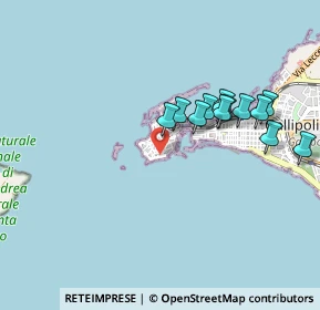 Mappa Riviera A. Diaz, 73014 Gallipoli LE, Italia (0.93333)