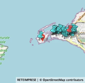 Mappa Riviera A. Diaz, 73014 Gallipoli LE, Italia (1.0155)