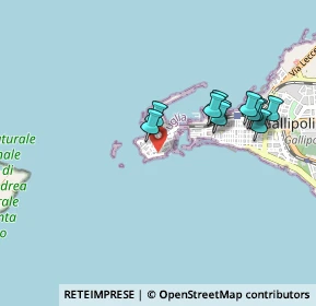 Mappa Riviera A. Diaz, 73014 Gallipoli LE, Italia (0.91182)