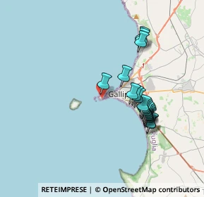 Mappa Riviera A. Diaz, 73014 Gallipoli LE, Italia (3.69211)