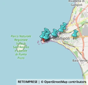 Mappa Riviera A. Diaz, 73014 Gallipoli LE, Italia (0.89455)