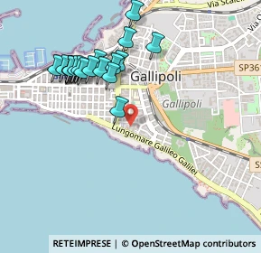 Mappa Gradoni Taranto, 73014 Gallipoli LE, Italia (0.54)