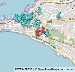 Mappa Gradoni Taranto, 73014 Gallipoli LE, Italia (0.45333)