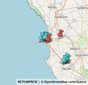 Mappa Gradoni Taranto, 73014 Gallipoli LE, Italia (4.78333)