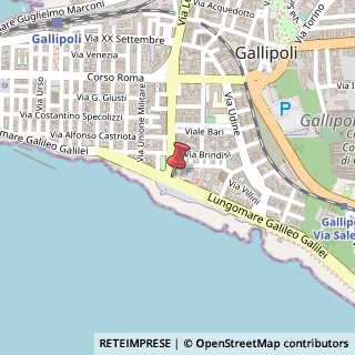 Mappa Corso Roma, 181, 73014 Gallipoli, Lecce (Puglia)