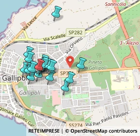 Mappa Via Perugia, 73014 Gallipoli LE, Italia (0.501)