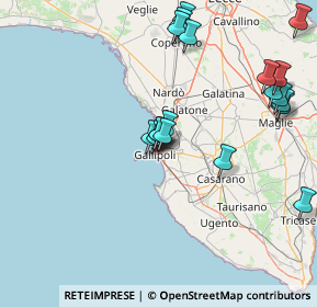 Mappa Via Perugia, 73014 Gallipoli LE, Italia (18.11)