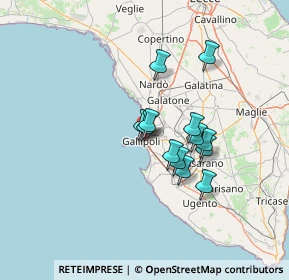 Mappa Via Perugia, 73014 Gallipoli LE, Italia (10.79846)