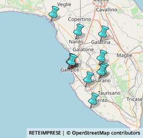 Mappa Via Perugia, 73014 Gallipoli LE, Italia (12.26273)