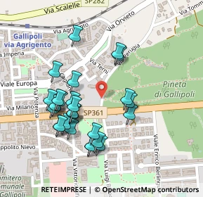 Mappa Via Perugia, 73014 Gallipoli LE, Italia (0.24643)