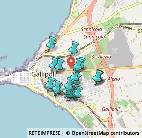 Mappa Via Perugia, 73014 Gallipoli LE, Italia (0.716)