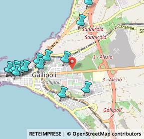 Mappa Via Perugia, 73014 Gallipoli LE, Italia (1.35)