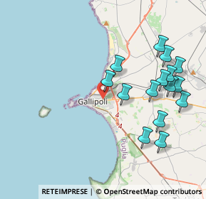 Mappa Via Perugia, 73014 Gallipoli LE, Italia (4.618)