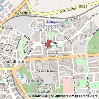 Mappa Via Ancona, 13, 73014 Gallipoli LE, Italia, 73014 Gallipoli, Lecce (Puglia)