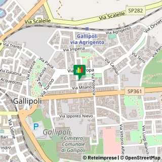 Mappa Via Ancona, 13, 73014 Gallipoli LE, Italia, 73014 Gallipoli, Lecce (Puglia)