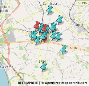 Mappa Via Rocci Perrella, 73011 Alezio LE, Italia (1.2045)