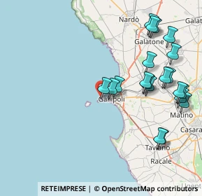 Mappa Banchina Coppola, 73014 Gallipoli LE, Italia (9.904)