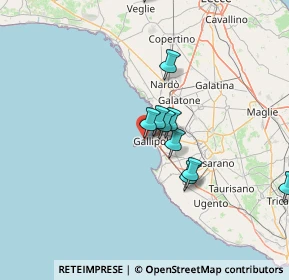 Mappa Banchina Coppola, 73014 Gallipoli LE, Italia (16.11364)