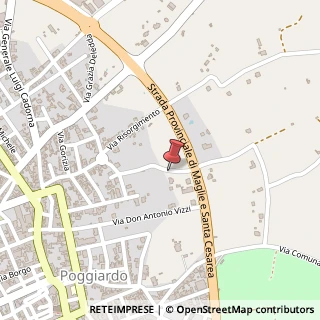 Mappa Via G. Carducci, 57, 73037 Poggiardo, Lecce (Puglia)